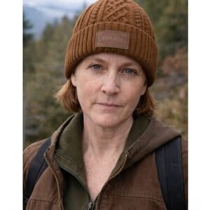 Carhartt Womens Newark Cable knit Beanie NWOT Brown